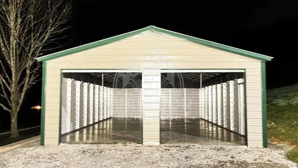 20x40x9 Metal Garage