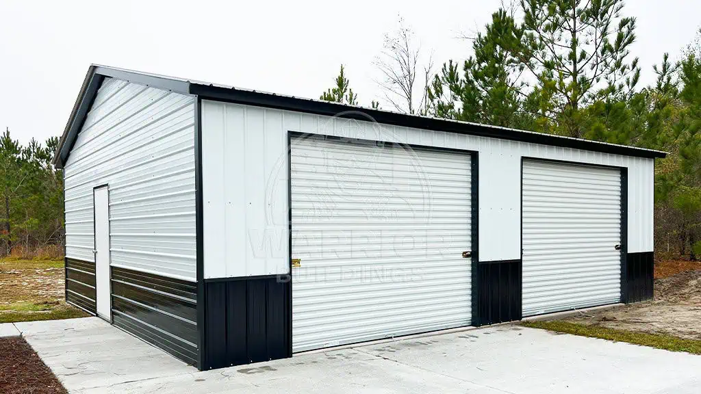 24x30x10 Side Entry Two Car Garage