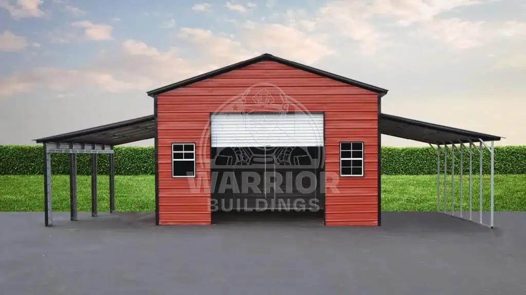 44x30x12 Metal Barn