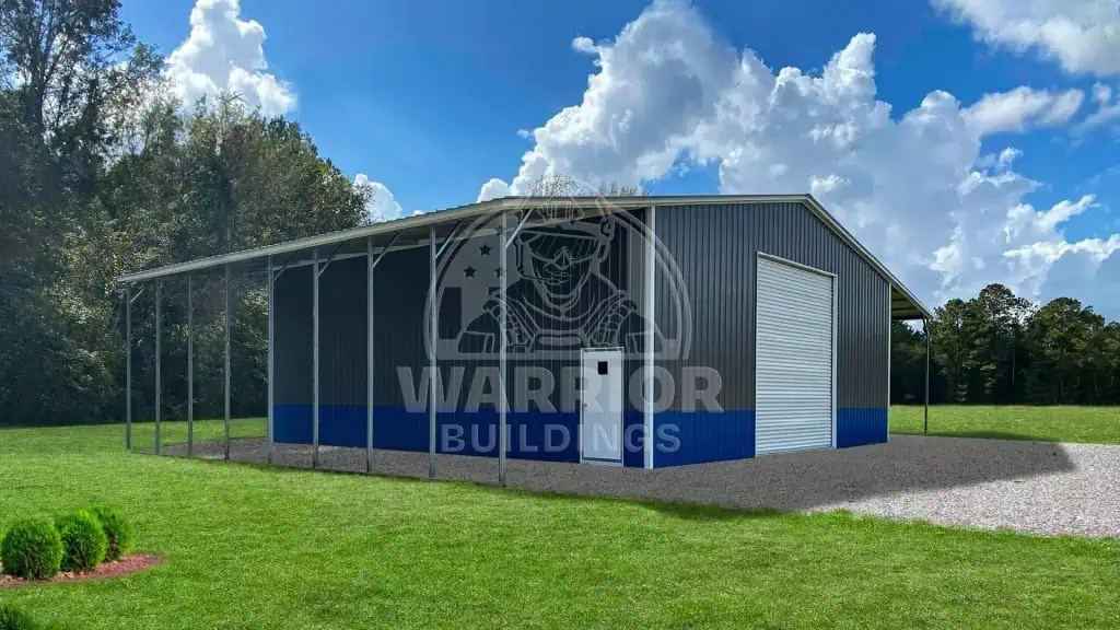 60x40x15 Steel Barn