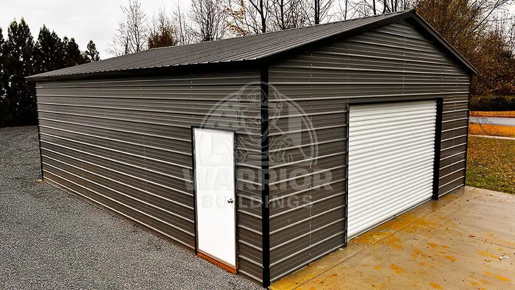 24x30x10 Metal Garage