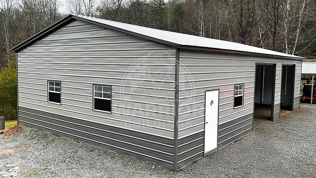 30x45x10 Two Car Side Entry Garage